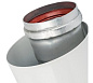 STOUT Элемент дымохода DN60/100 труба коаксиальная 250 мм п/м, уплотнения и хомут в комплекте