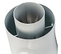 STOUT Элемент дымохода отвод коаксиальный 90° DN60/100, п/м уплотнения и хомут в комплекте (с логотипом)