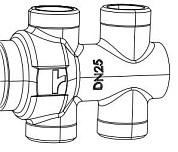 Клапан для фанкойлов Aermec VCT 103