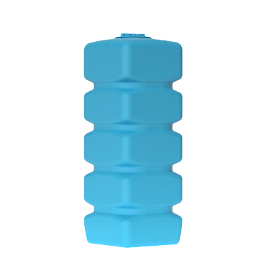 Бак для воды Aquatech Quadro W-1000 (синий) с поплавком