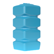Бак для воды Aquatech Quadro W-750 (синий) с поплавком